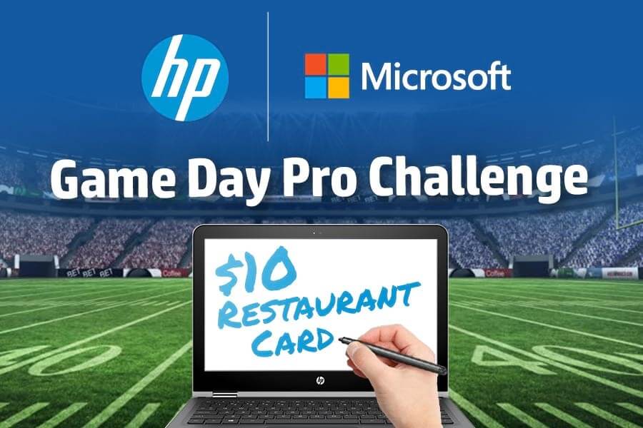 HP + Microsoft Game Day Pro Challenge HP + Microsoft Game Day Pro Challenge