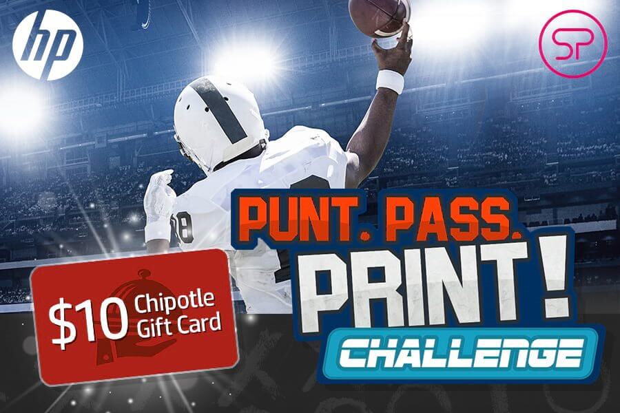 HP Punt. Pass. Print! Challenge HP Punt. Pass. Print! Challenge