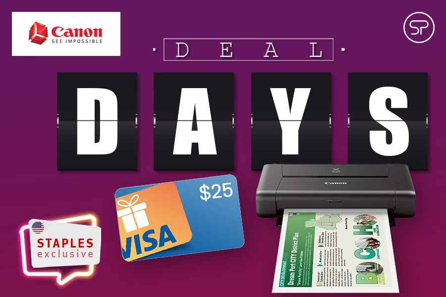 Canon Deal Days: Staples Canon Deal Days: Staples