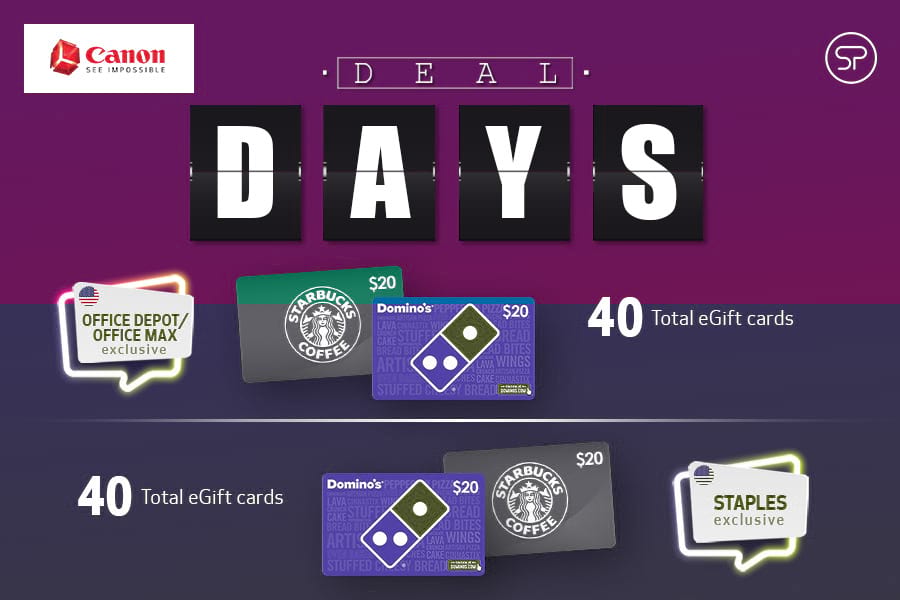 August Canon Deal Days: Office Depot/Max & Staples August Canon Deal Days: Office Depot/Max & Staples