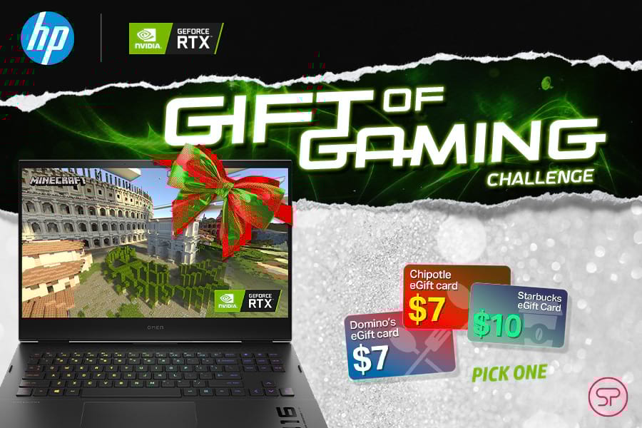 HP & NVIDIA Gift of Gaming Challenge graphic HP & NVIDIA Gift of Gaming Challenge