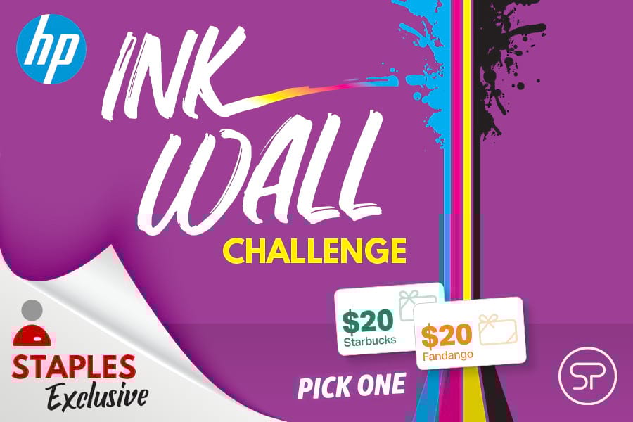 HP Ink Wall Challenge graphic HP Ink Wall Challenge