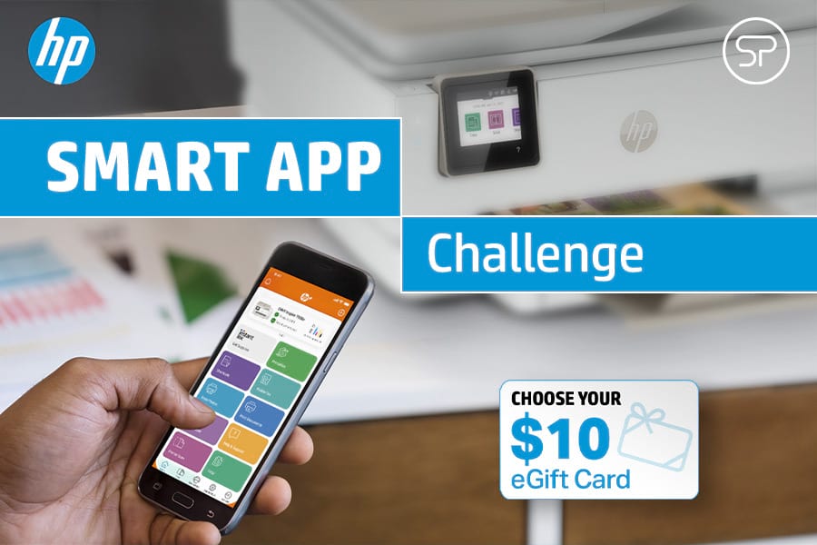 HP Smart App Challenge graphic HP Smart App Challenge