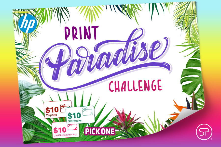 HP Print Paradise Challenge graphic HP Print Paradise Challenge