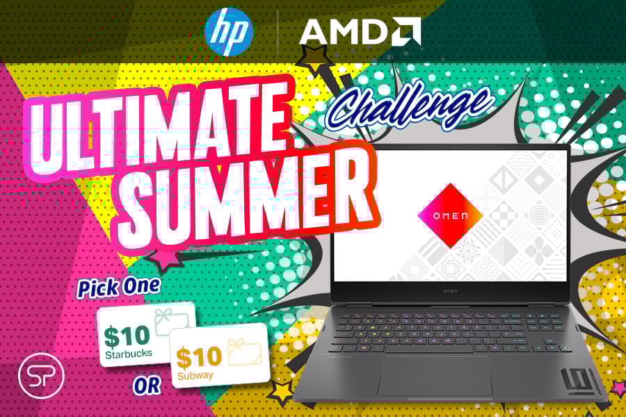 HP & AMD Ultimate Summer Challenge graphic HP & AMD Ultimate Summer Challenge