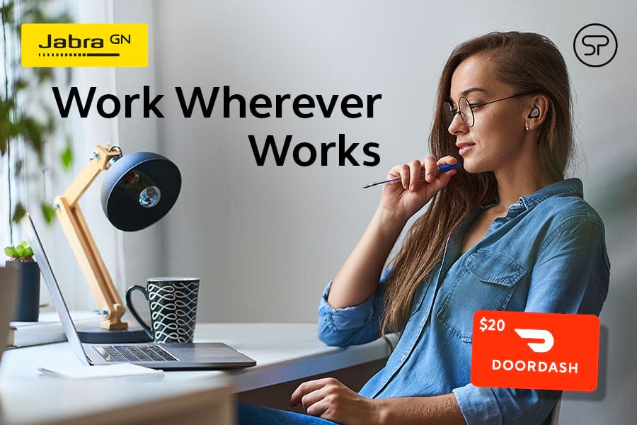 Jabra Work Wherever Works graphic Jabra Work Wherever Works