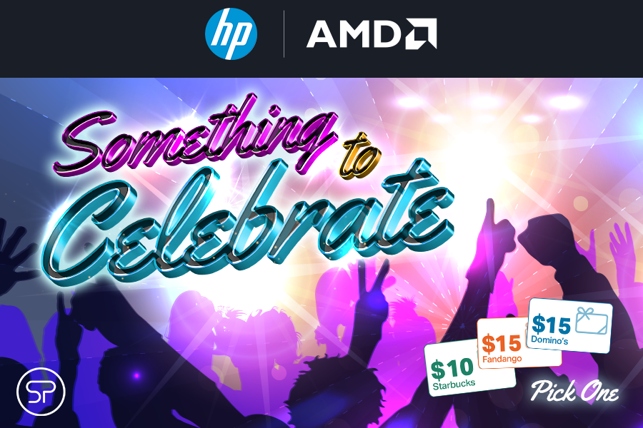 HP & AMD Something to Celebrate Challenge graphic HP & AMD Something to Celebrate Challenge