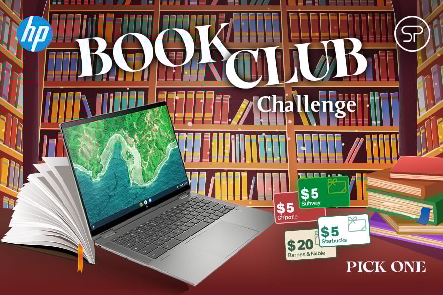 HP Book Club Challenge graphic HP Book Club Challenge