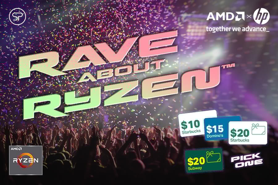 HP & AMD Rave About Ryzen Challenge graphic HP & AMD Rave About Ryzen Challenge