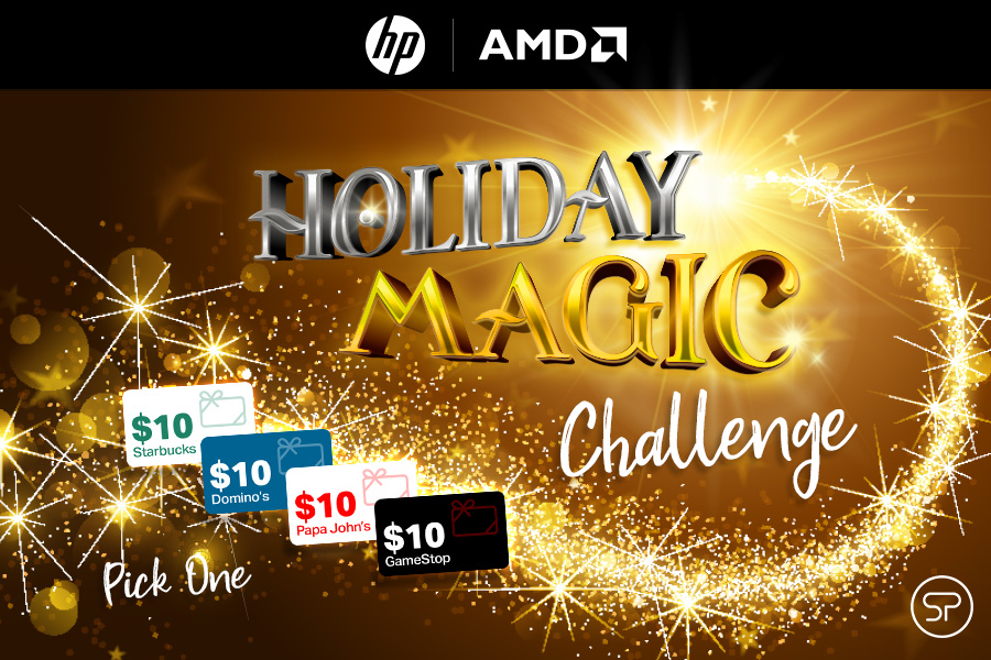 HP & AMD Holiday Magic Challenge graphic HP & AMD Holiday Magic Challenge