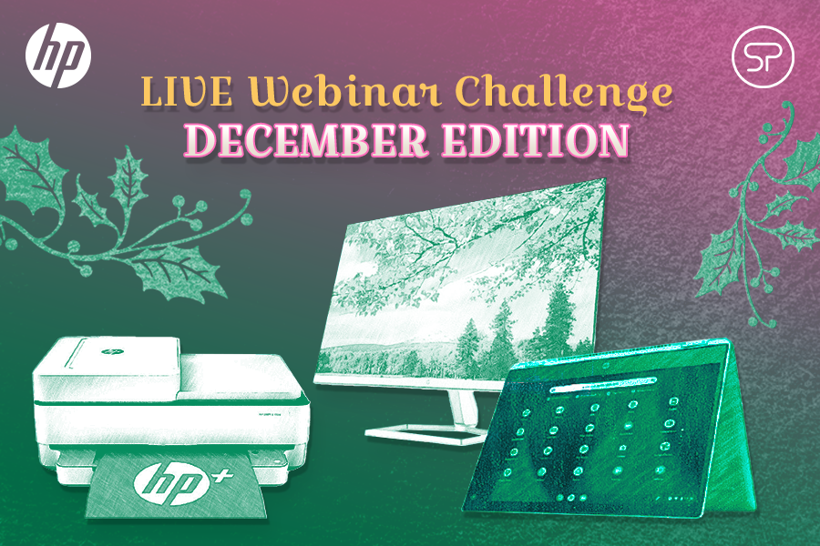 HP Live Webinar Challenge: December Edition graphic HP Live Webinar Challenge: December Edition
