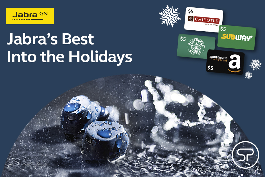 Jabra’s Best Into the Holidays graphic Jabra’s Best Into the Holidays